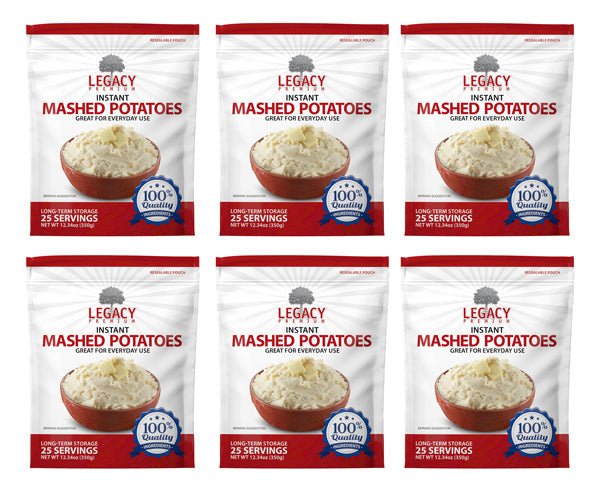 Legacy Food Storage Instant Mashed Potatoes - Angler's Pro Tackle & Outdoors