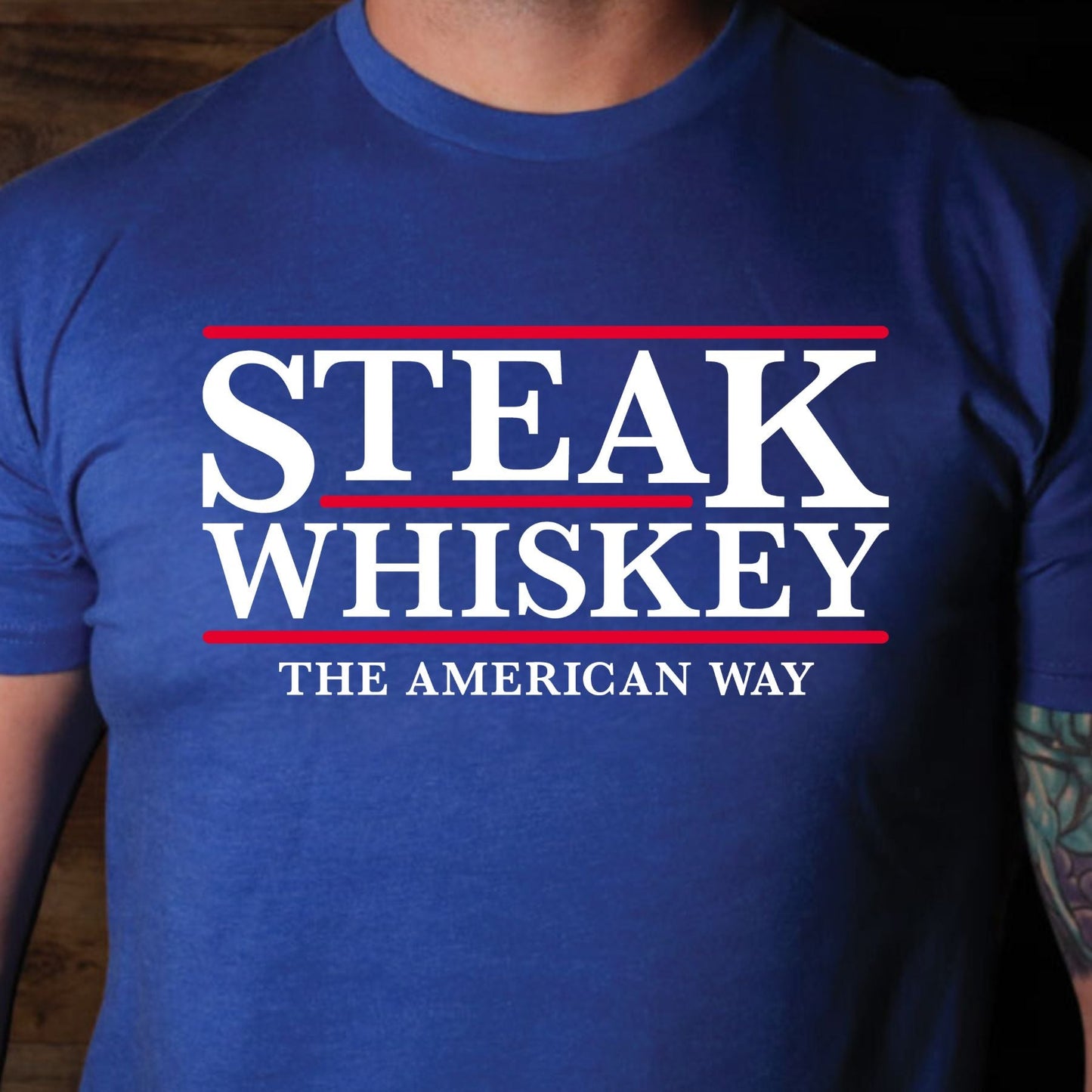 Grill Your Ass Off Steak & Whiskey T-Shirt