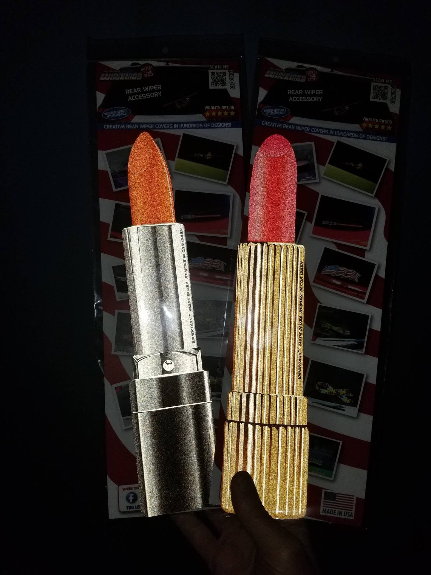 Lipstick Chrome WiperTags *REFLECTIVE* - Angler's Pro Tackle & Outdoors