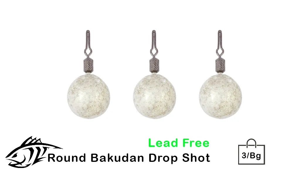 Lunker City Round Bakudan Dropshot Weights - Angler's Pro Tackle & Outdoors