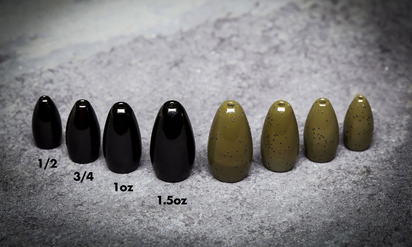 Lunker City Tungsten Flipping Weights - Angler's Pro Tackle & Outdoors