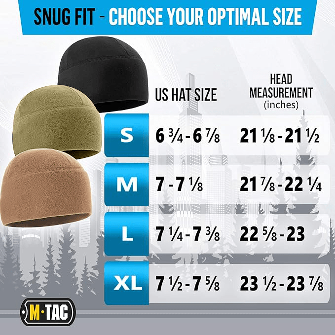 M - Tac Fleece Watch Cap (270 g/m2) - Angler's Pro Tackle & Outdoors