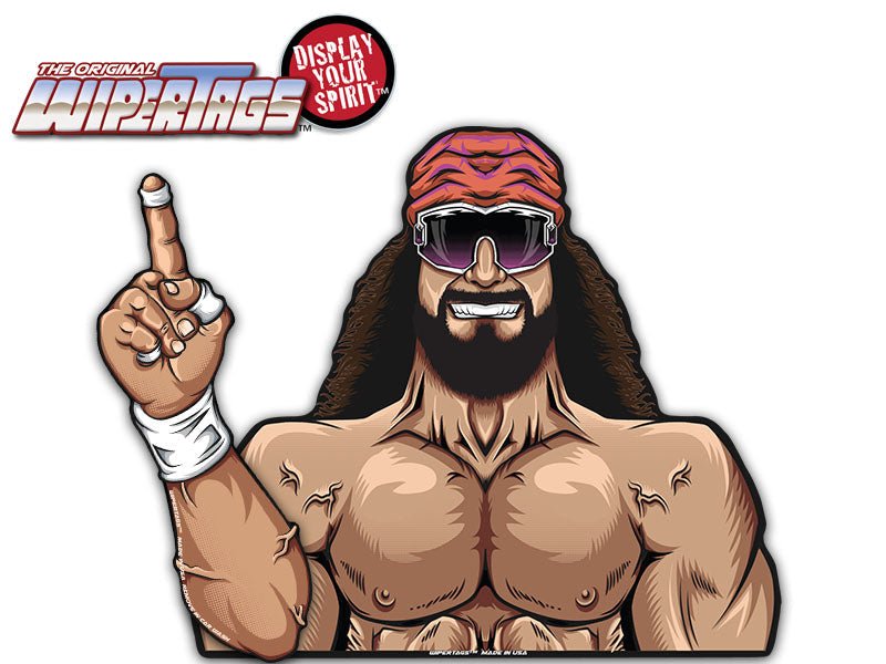 Macho Man Wrestler WiperTags - Angler's Pro Tackle & Outdoors
