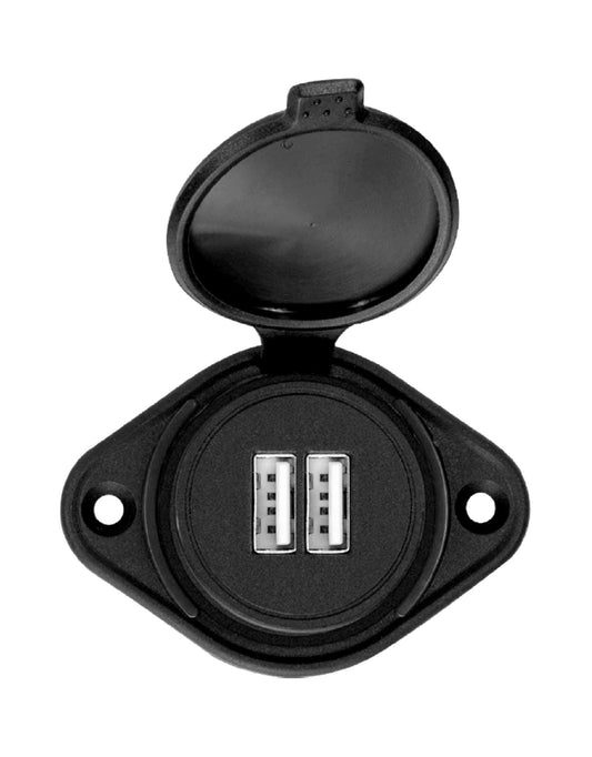 Magnadyne AUX-USB-SMD4DC | Surface Mount 5V/4.8A Dual USB Charger