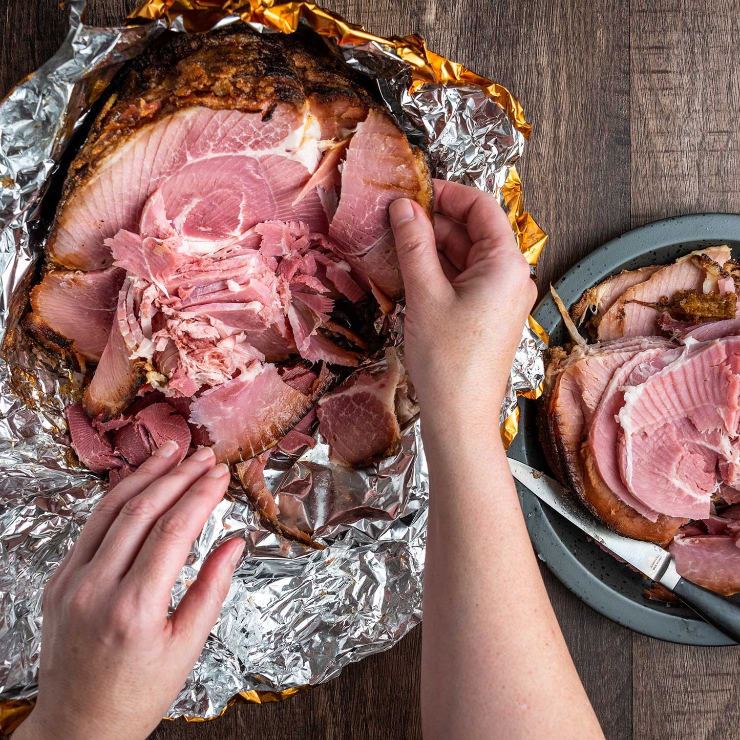 Pig of the Month BBQ Maple Glazed Spiral Sliced Ham