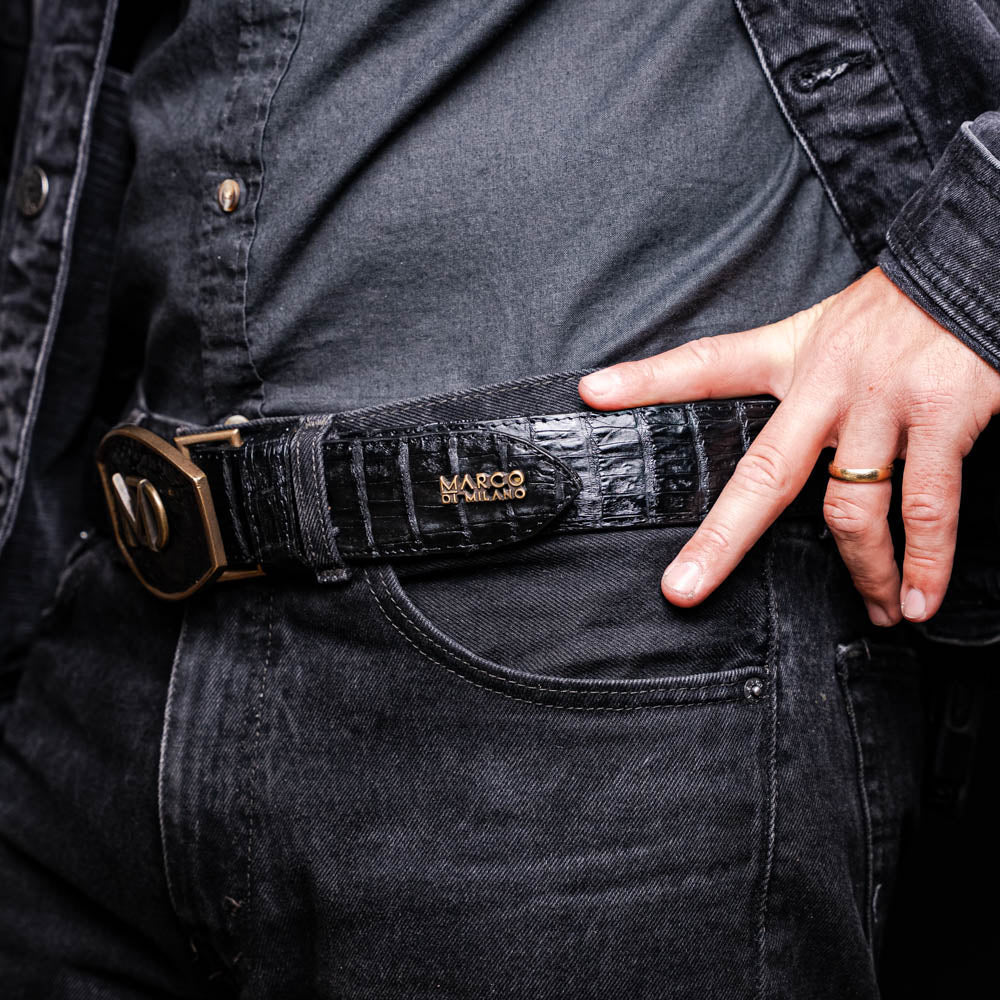 Marco Di Milano Iowa Belt Black - Angler's Pro Tackle & Outdoors