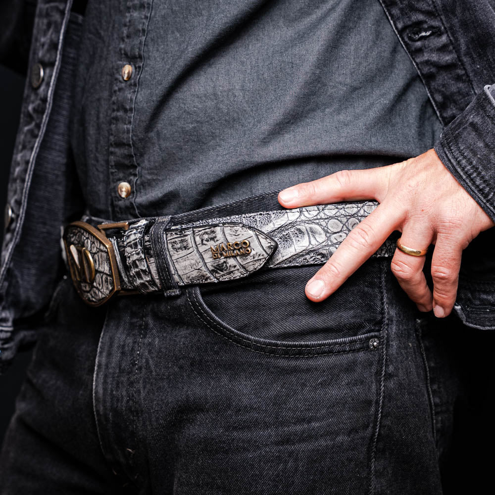 Marco Di Milano Iowa Belt Stone Gray - Angler's Pro Tackle & Outdoors