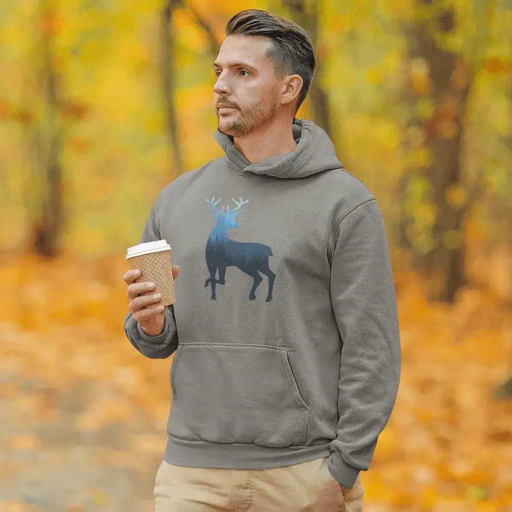 Outdoorzees Deer Color 2 Mens Hoodie