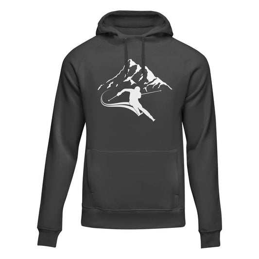 Outdoorzees Run From The Avalanche Adult Fleece Hoodie