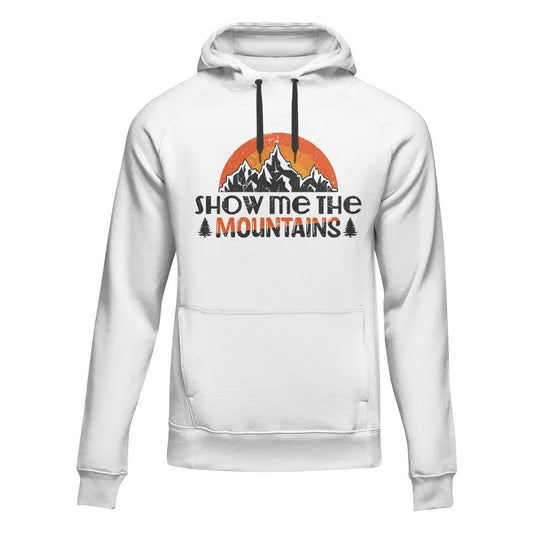 Outdoorzees Hiking Show Me To The Mountains Adult Fleece Hoodie