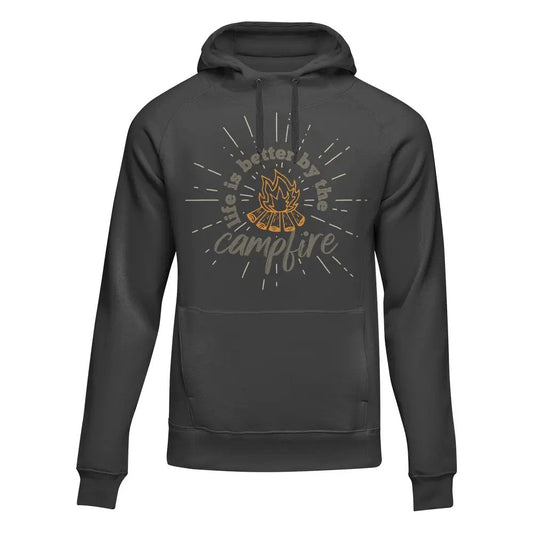 Outdoorzees Life Is Better Campfire Adult Fleece Hoodie
