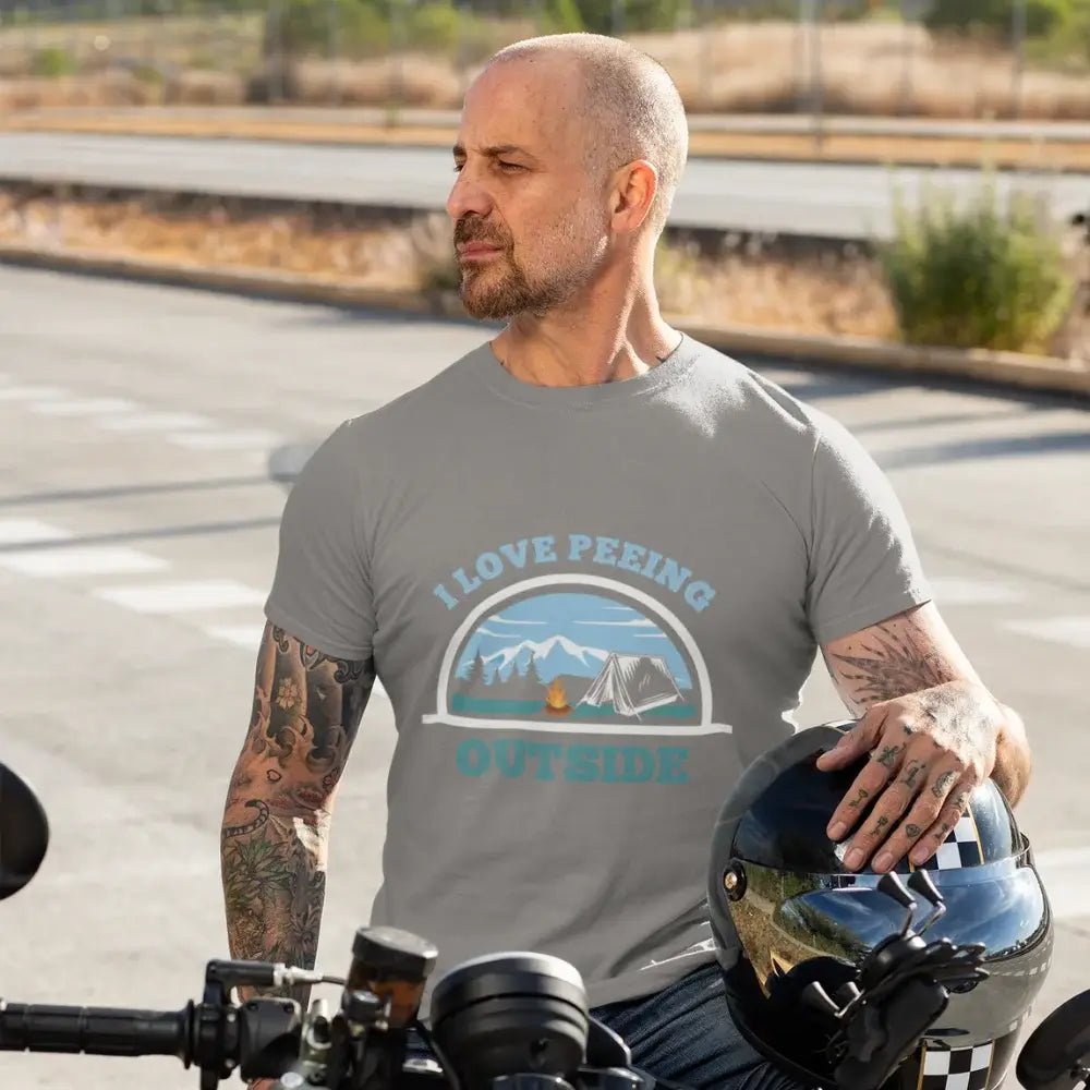 Outdoorzees I Love Peeing Outside T-Shirt for Men