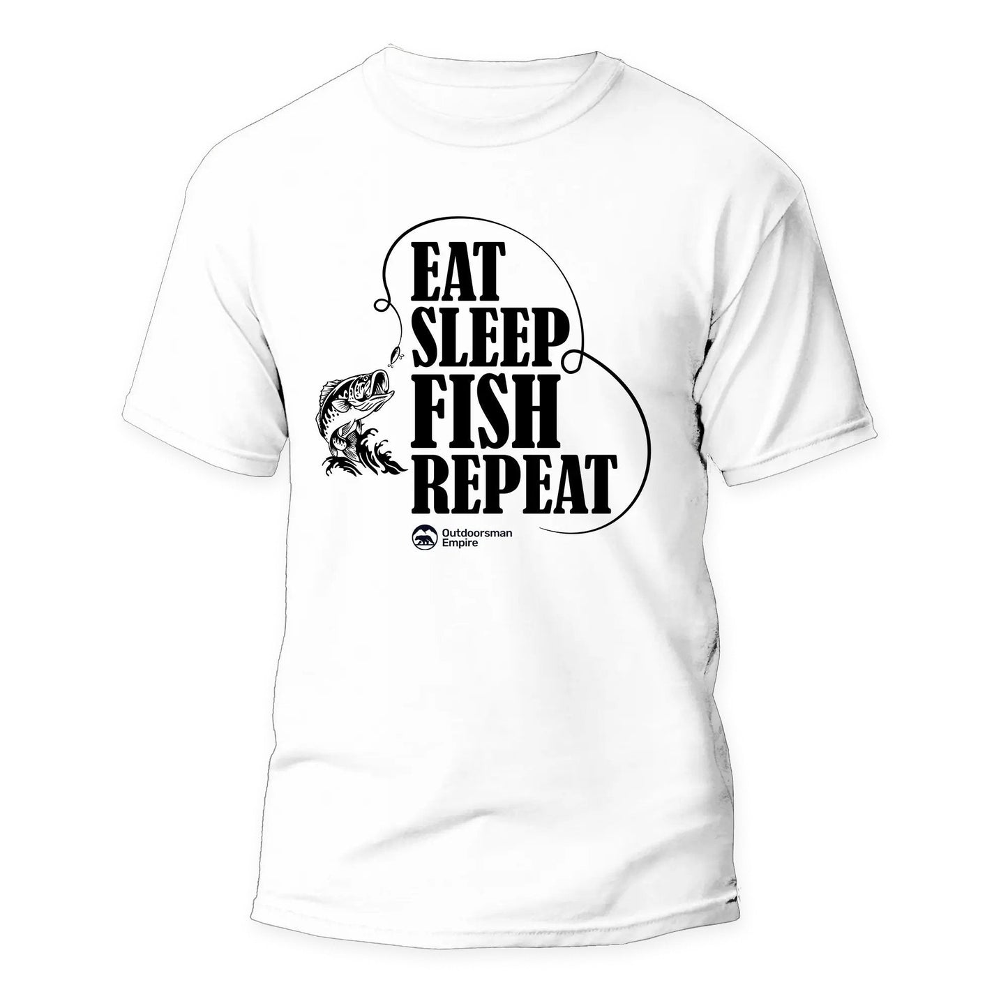 Outdoorzees Eat Sleep Fish Repeat Man T-Shirt