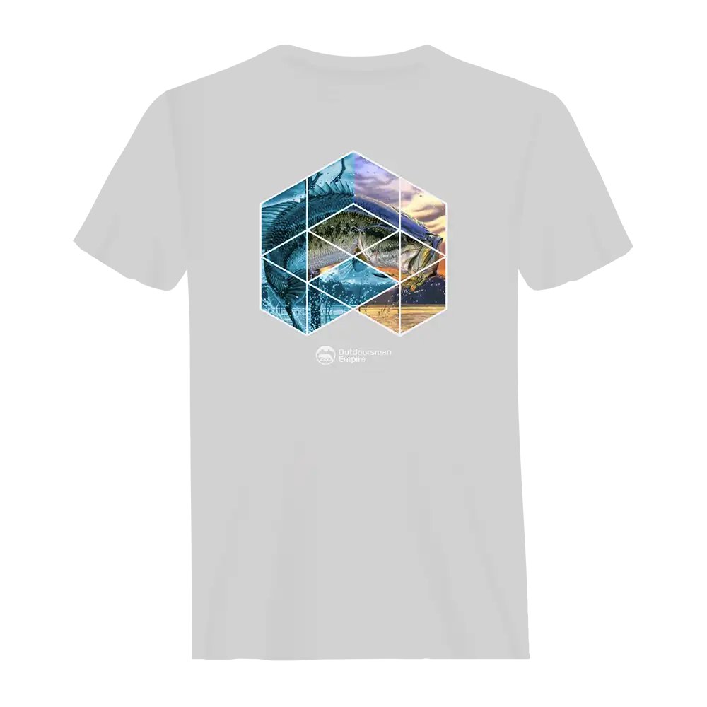 Outdoorzees Fishing Geometry Man T-Shirt