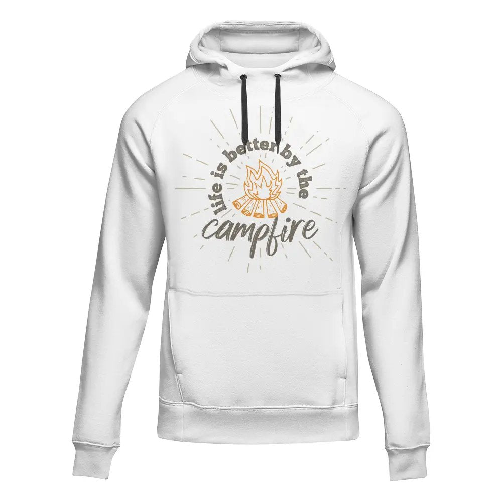 Outdoorzees Life Is Better Campfire Adult Fleece Hoodie