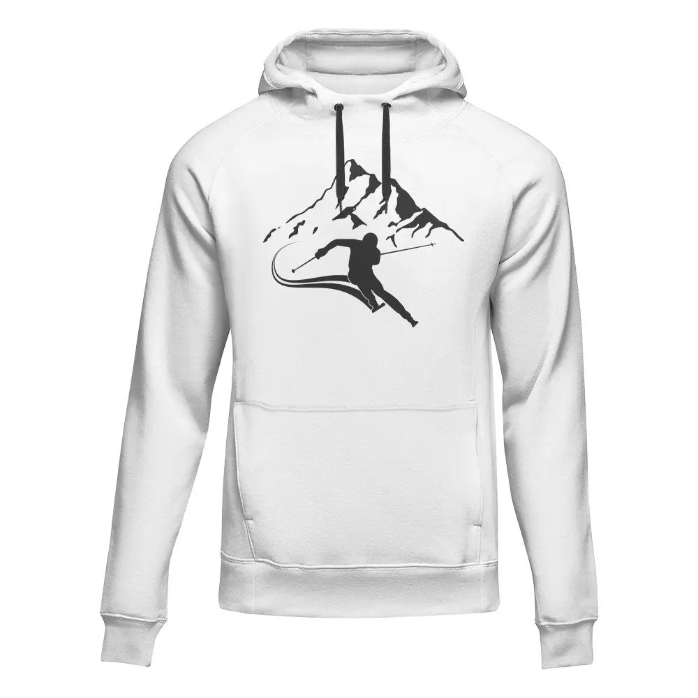 Outdoorzees Run From The Avalanche Adult Fleece Hoodie