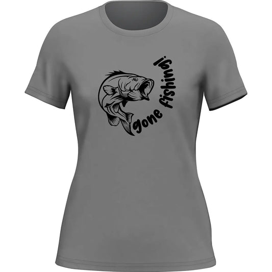 Outdoorzees Gone Fishing v1 T-Shirt for Women