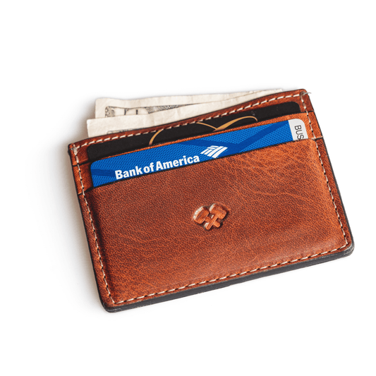 Main Street Forge - Men's Slim Front Pocket Wallet with 5 Slots