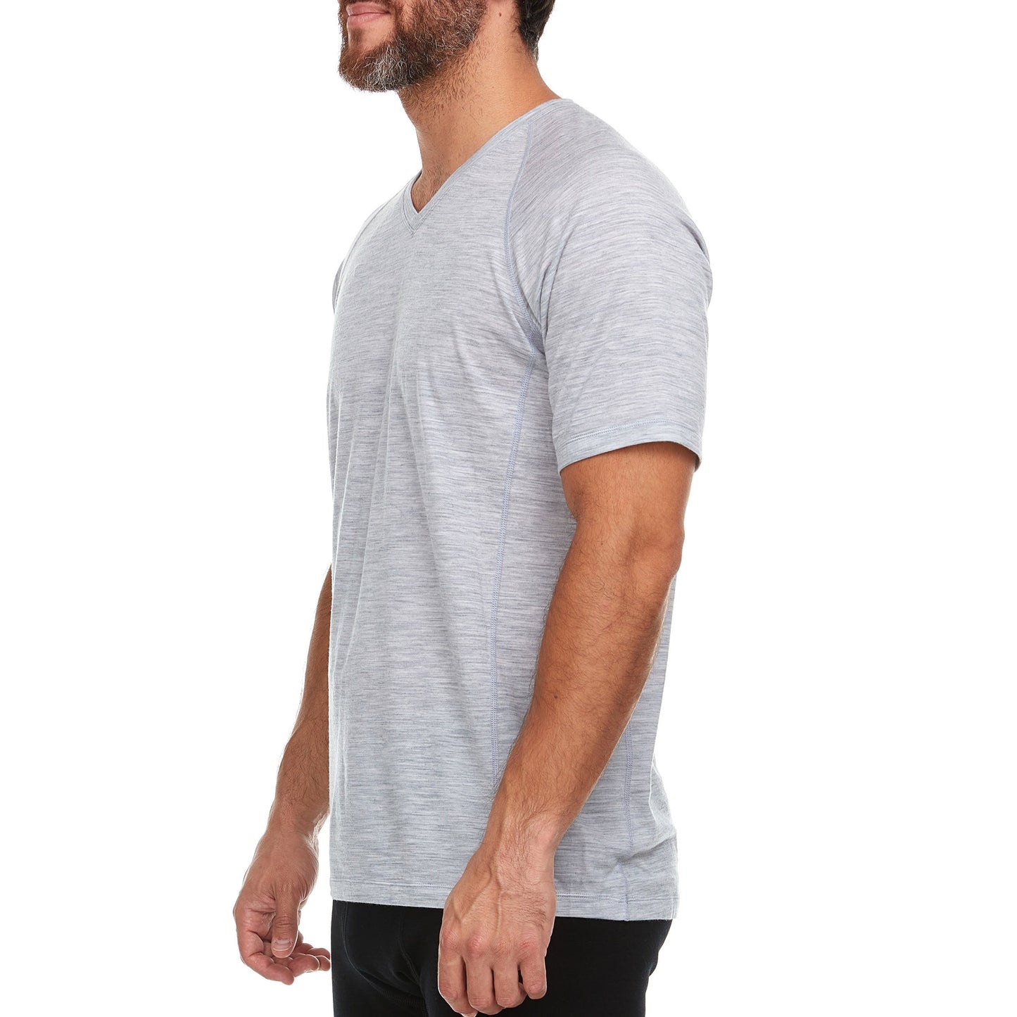 Minus33 Micro Weight - Men's Wool V-Neck T-Shirt Woolverino