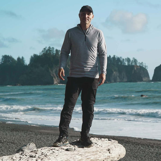 Minus33 Micro Weight - Men's Wool 1/4 Zip Woolverino
