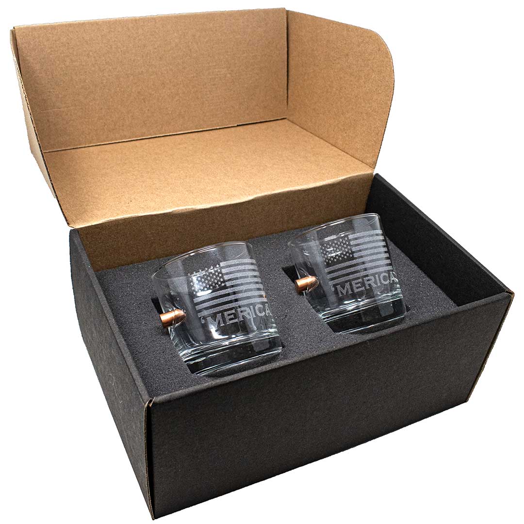 BenShot - 'Merica Rocks Glass - 11oz