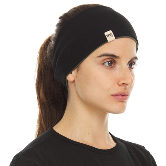 Minus33 Midweight - Reversible Headband 100% Merino Wool