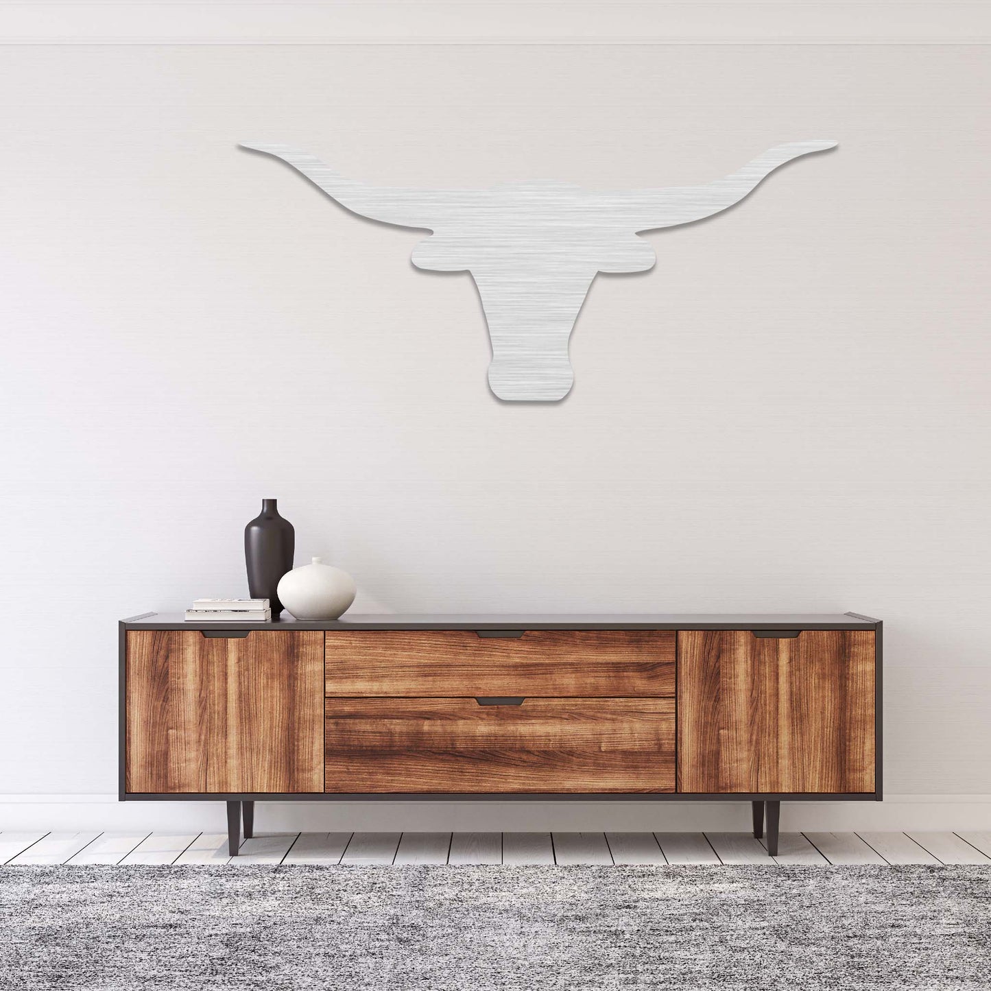 MetalPlex - Texas Longhorn - Metal Wall Art