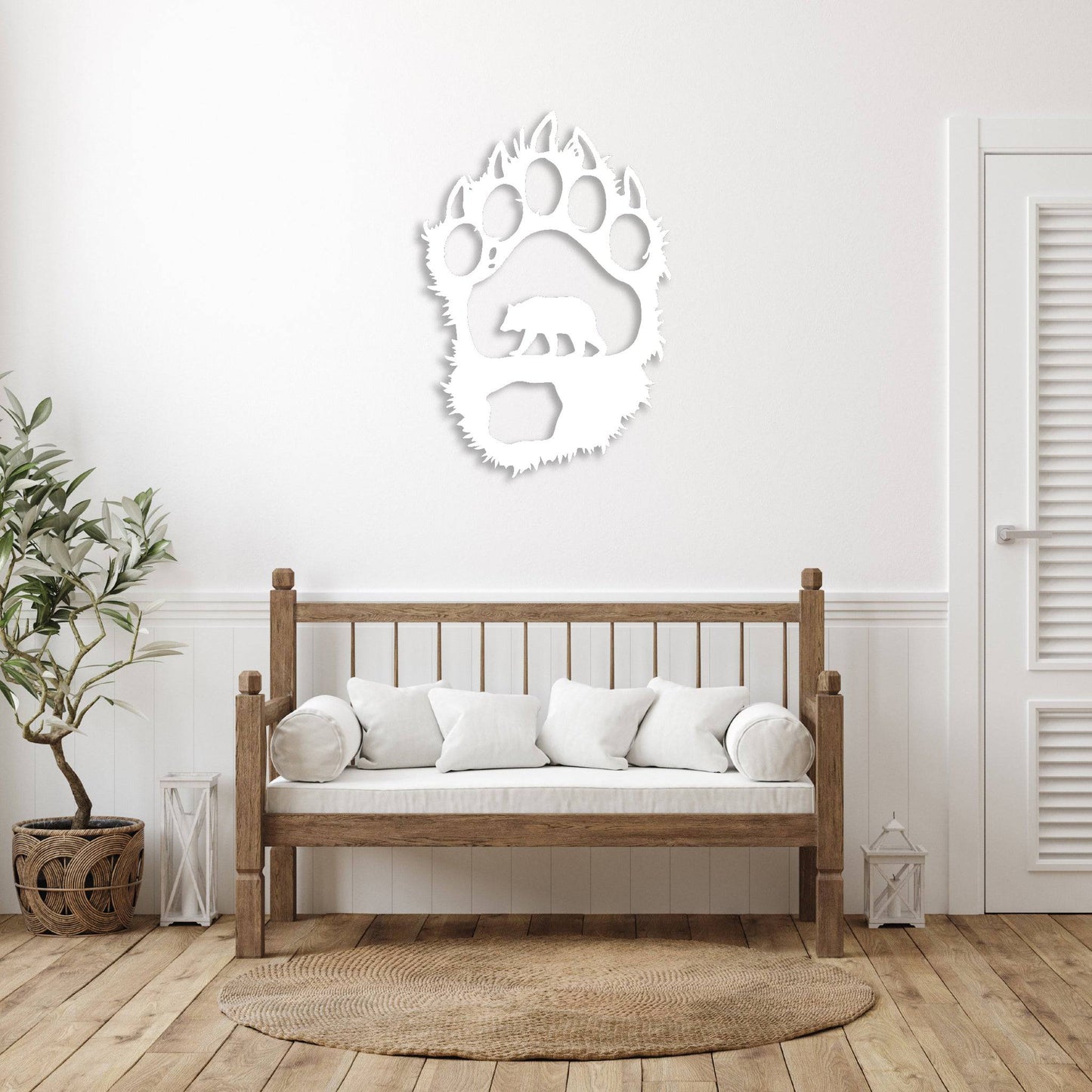 MetalPlex - Bear Paw - Metal Wall Art