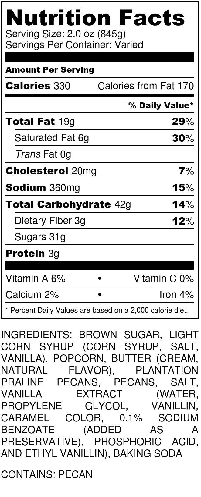 Millican Pecan Caramel Pecan Popcorn - Bag - Angler's Pro Tackle & Outdoors