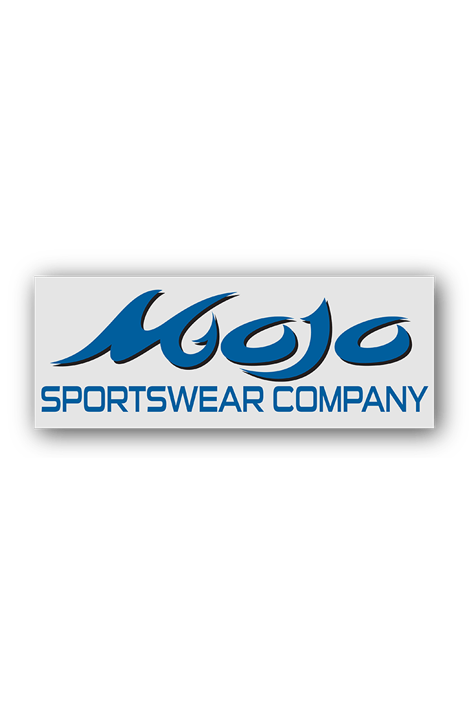 Mojo Sportswear Two - Tone Corporate Vinyl Sticker - Angler's Pro Tackle & Outdoors