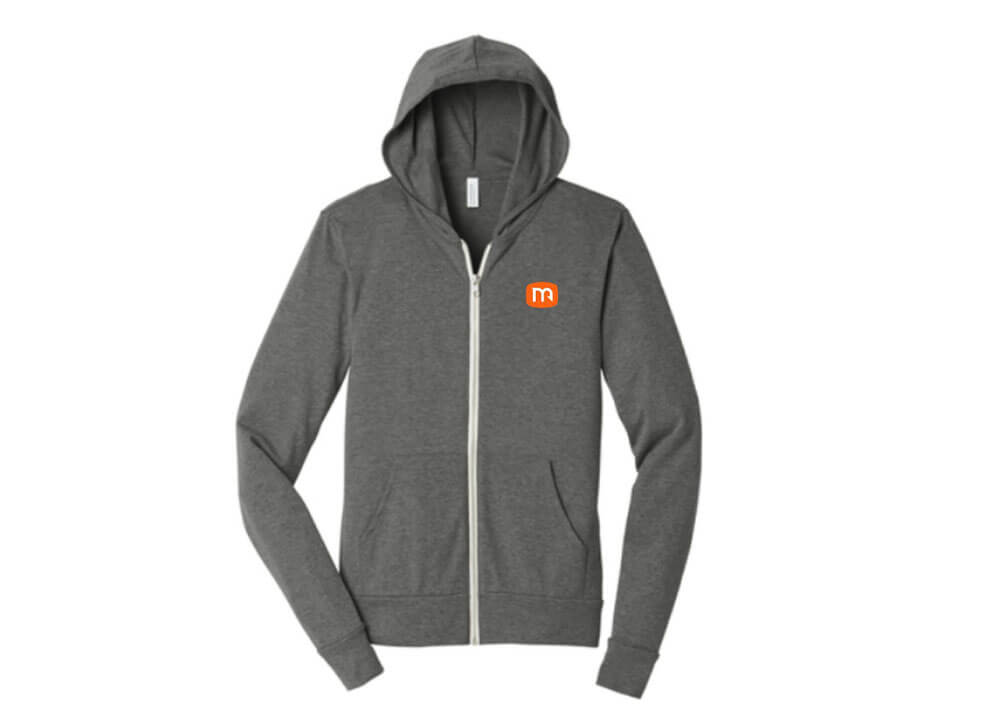 MONSTERBASS Triblend Full Zip MB Hoodie