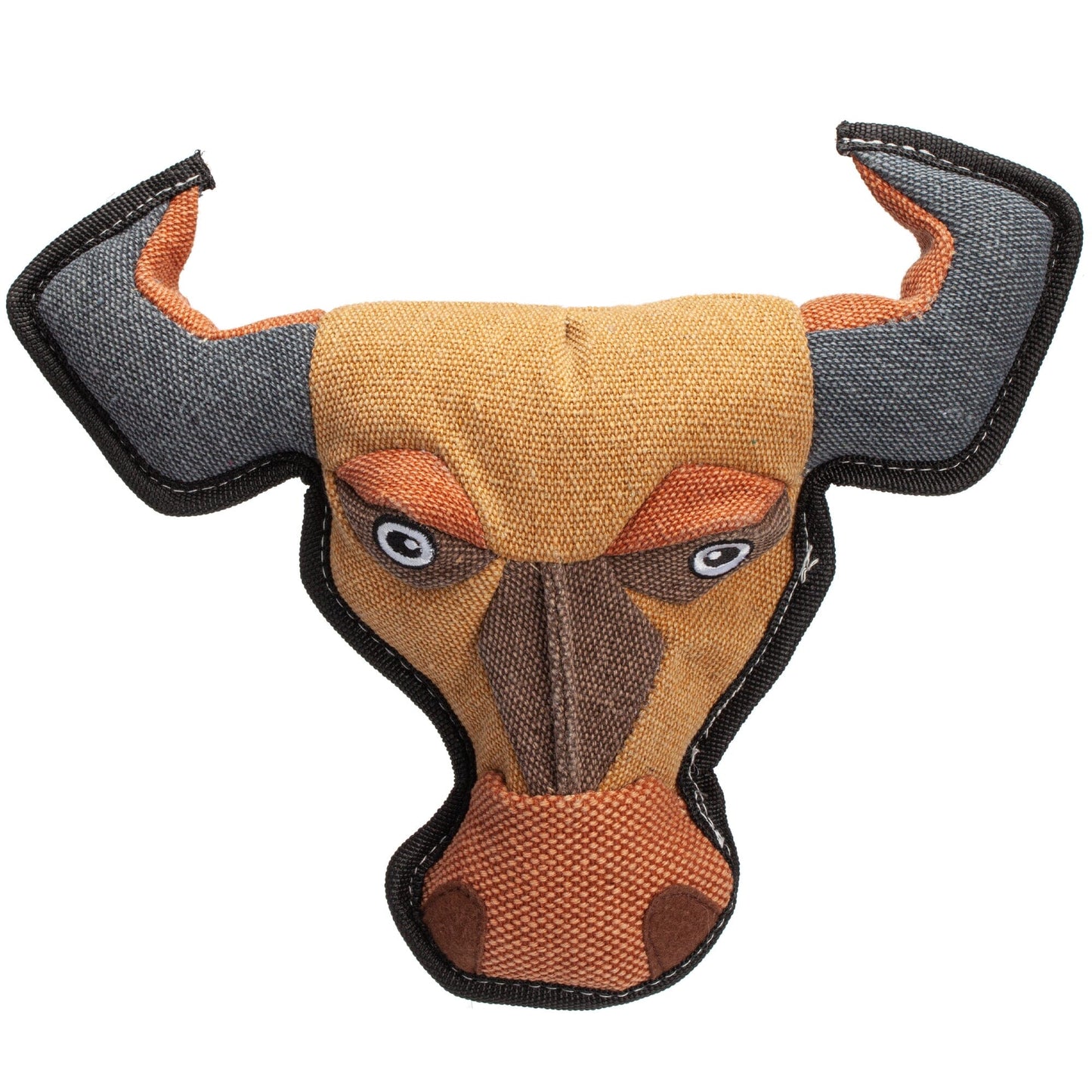 Dogline 10" Nature Bull Animal Squeaky Toy