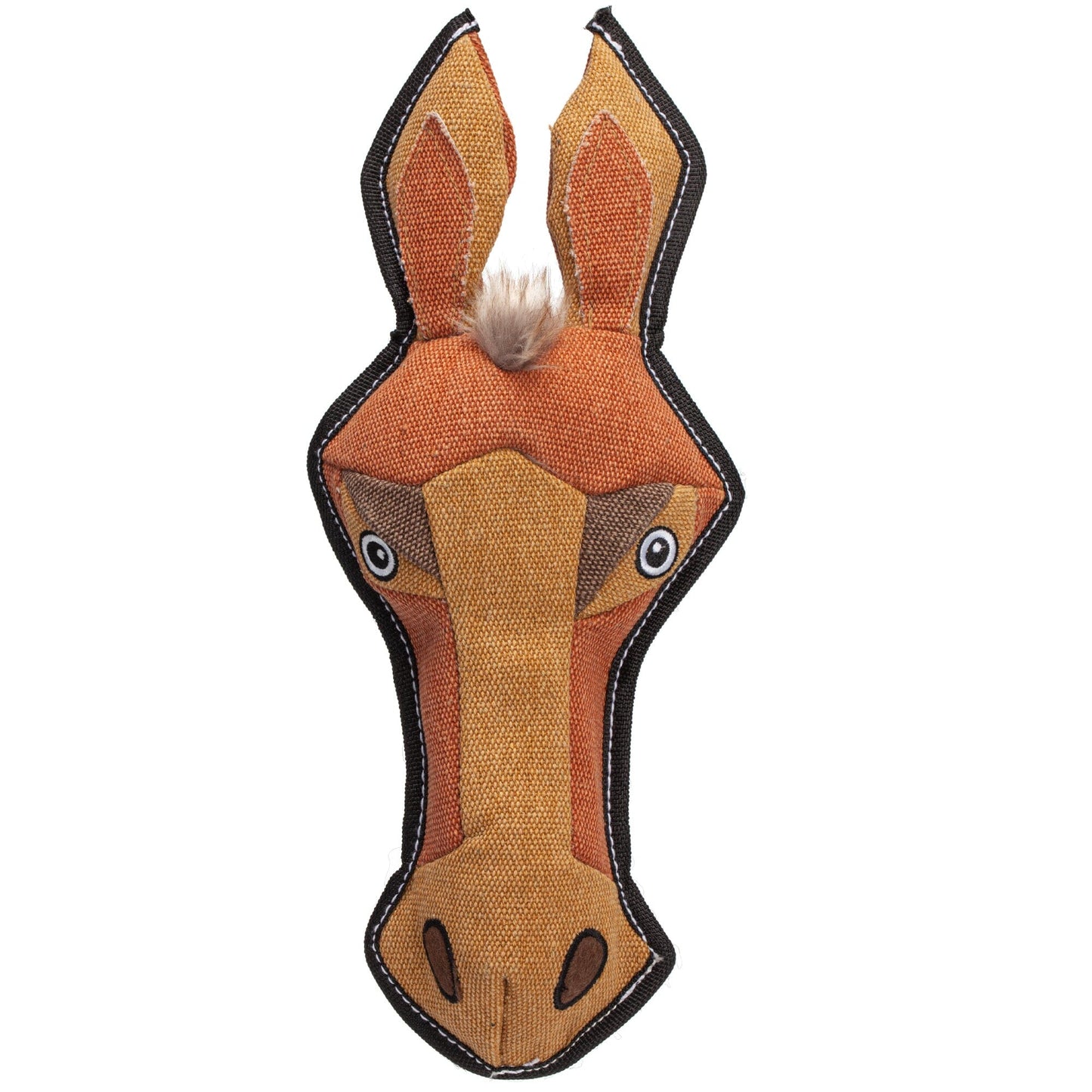 Dogline 13" Nature Donkey Animal Squeaky Toy