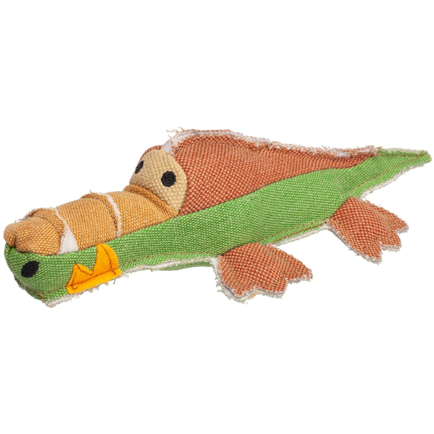 Dogline 12" Nature Alligator Animal Squeaky Toy
