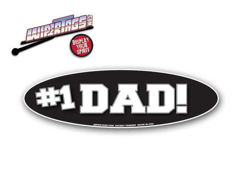 Number 1 Dad Oval WiperTag - Angler's Pro Tackle & Outdoors