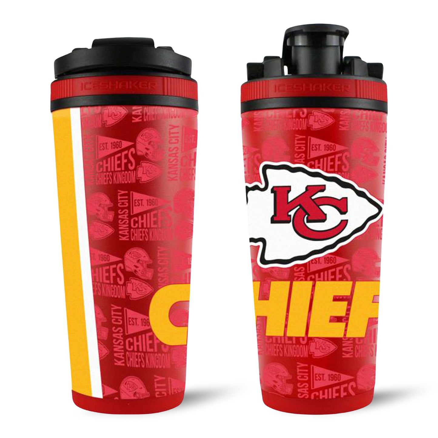 Officially Licensed Kansas City Chiefs 26oz Ice Shaker - Angler's Pro Tackle & Outdoors