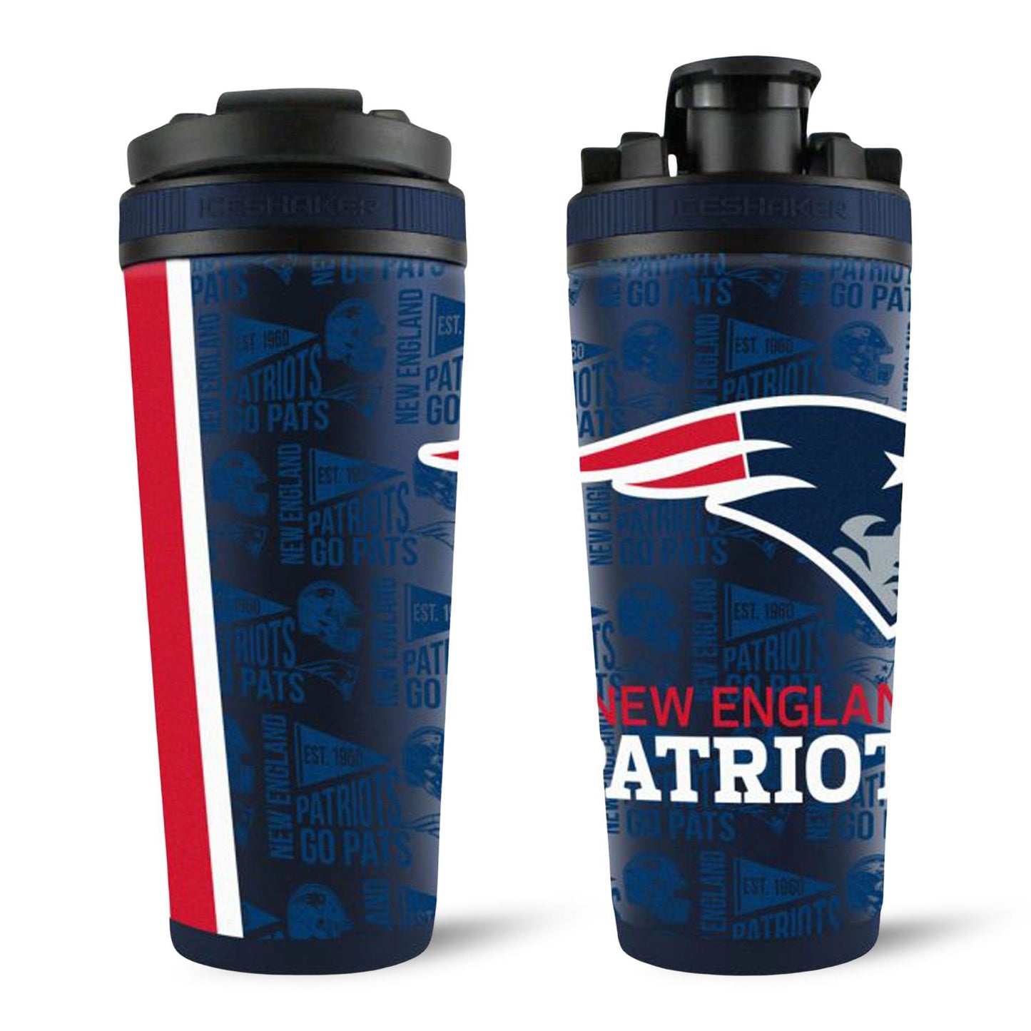 Officially Licensed New England Patriots 26oz Ice Shaker - Angler's Pro Tackle & Outdoors