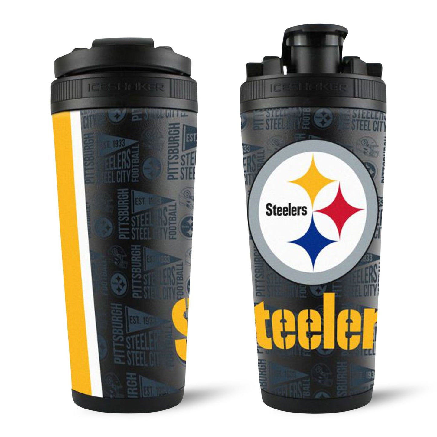 Officially Licensed Pittsburgh Steelers 26oz Ice Shaker - Angler's Pro Tackle & Outdoors