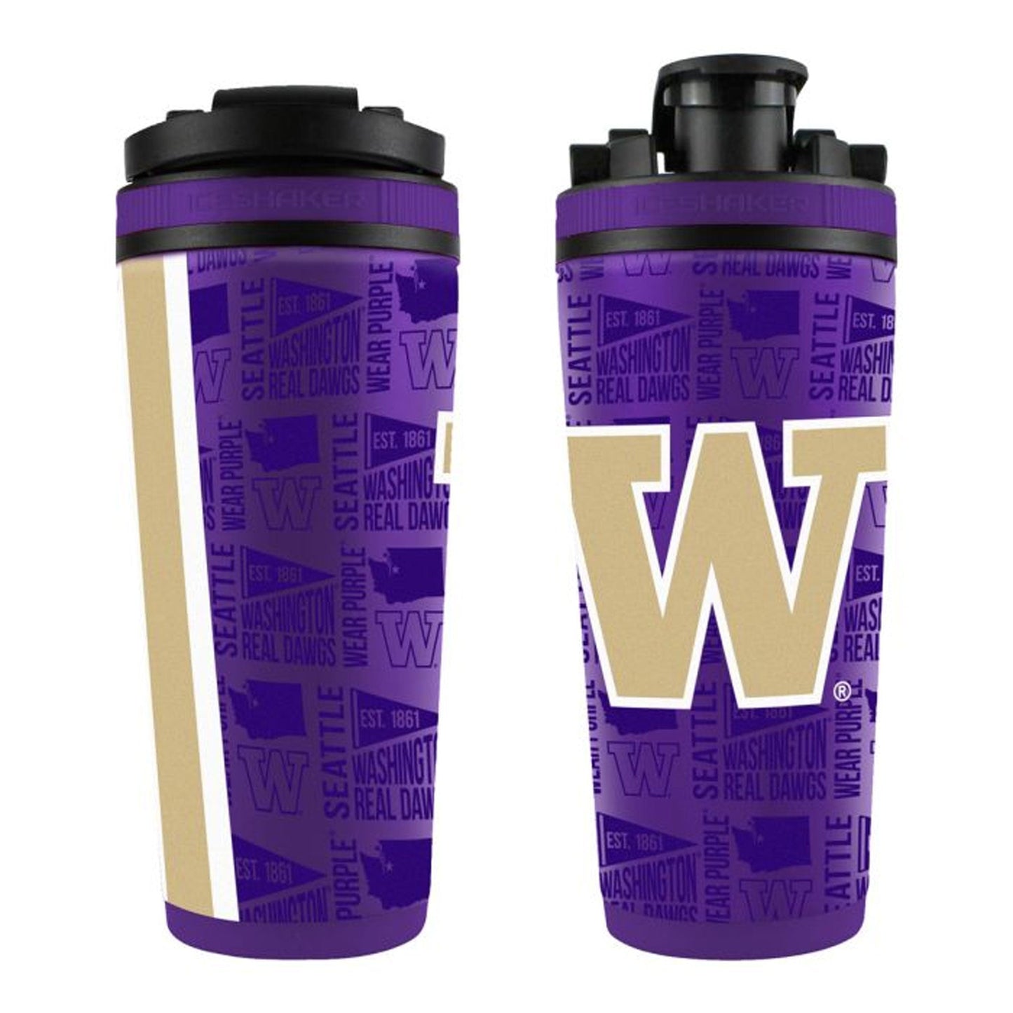 Officially Licensed University of Washington 26oz Ice Shaker - Angler's Pro Tackle & Outdoors