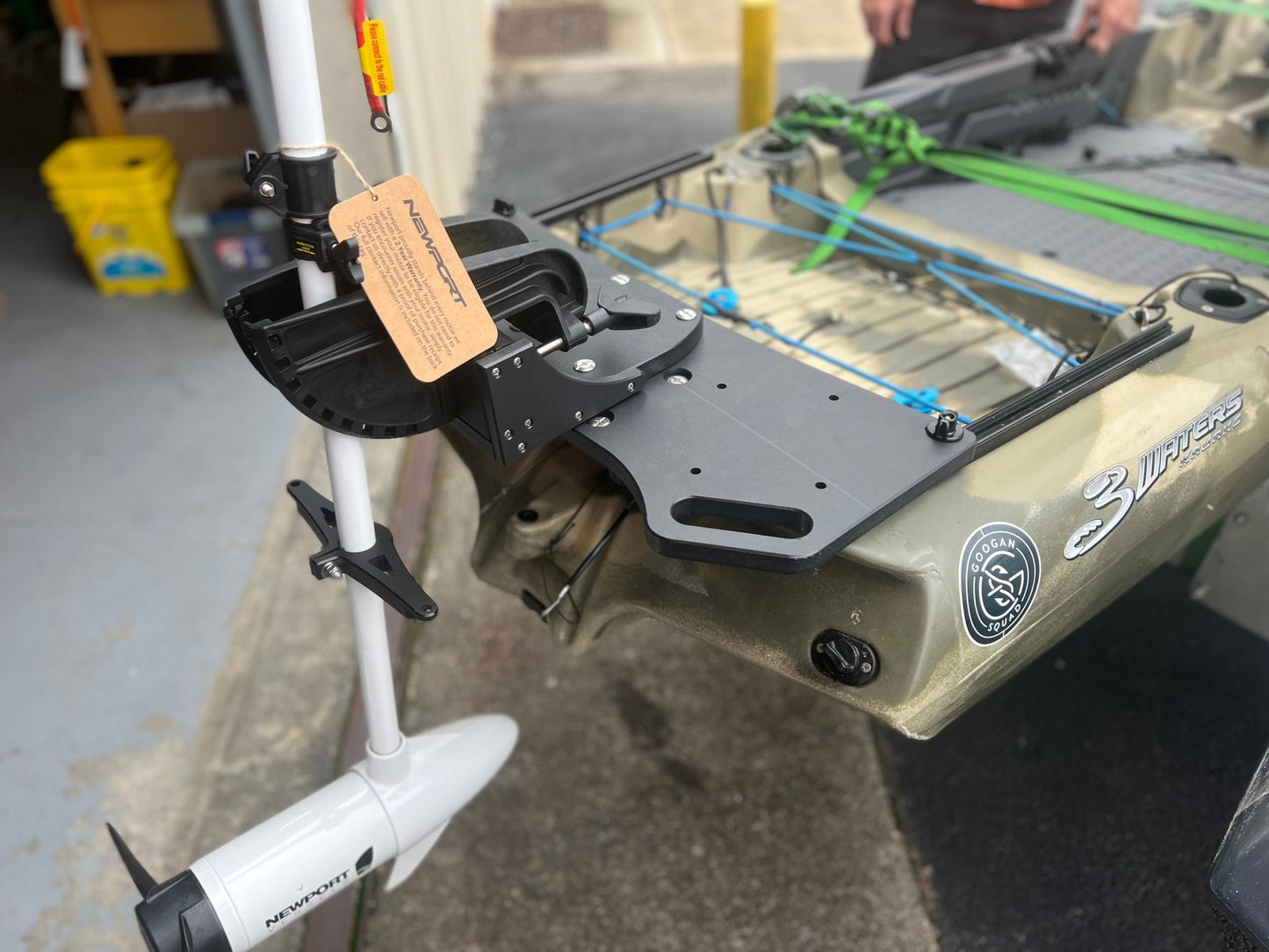 One Objective 3Waters BigFish 103 Rear Mounting Plate - Angler's Pro Tackle & Outdoors