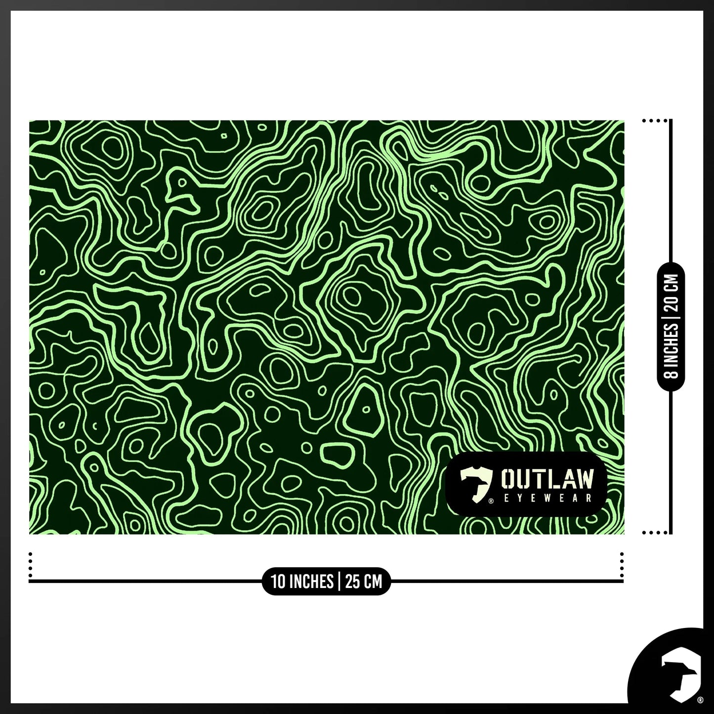 OutLaw Eyewear NVG Camo Oversized Cleaning Cloth - Angler's Pro Tackle & Outdoors