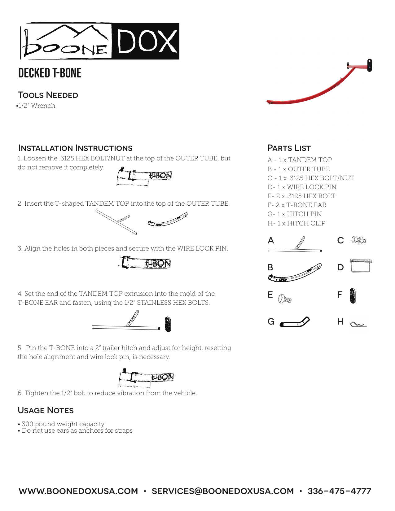 Boonedox Decked T-Bone Truck Bed Extender