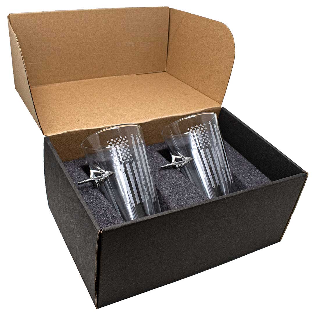 BenShot - Patriotic Broadhead Pint Glass