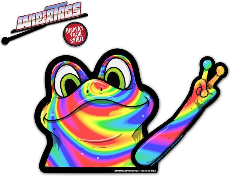 Peace Waving Rainbow Frog - Angler's Pro Tackle & Outdoors