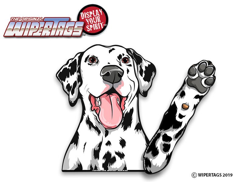 Pepper the Dalmatian Dog Waving WiperTags - Angler's Pro Tackle & Outdoors