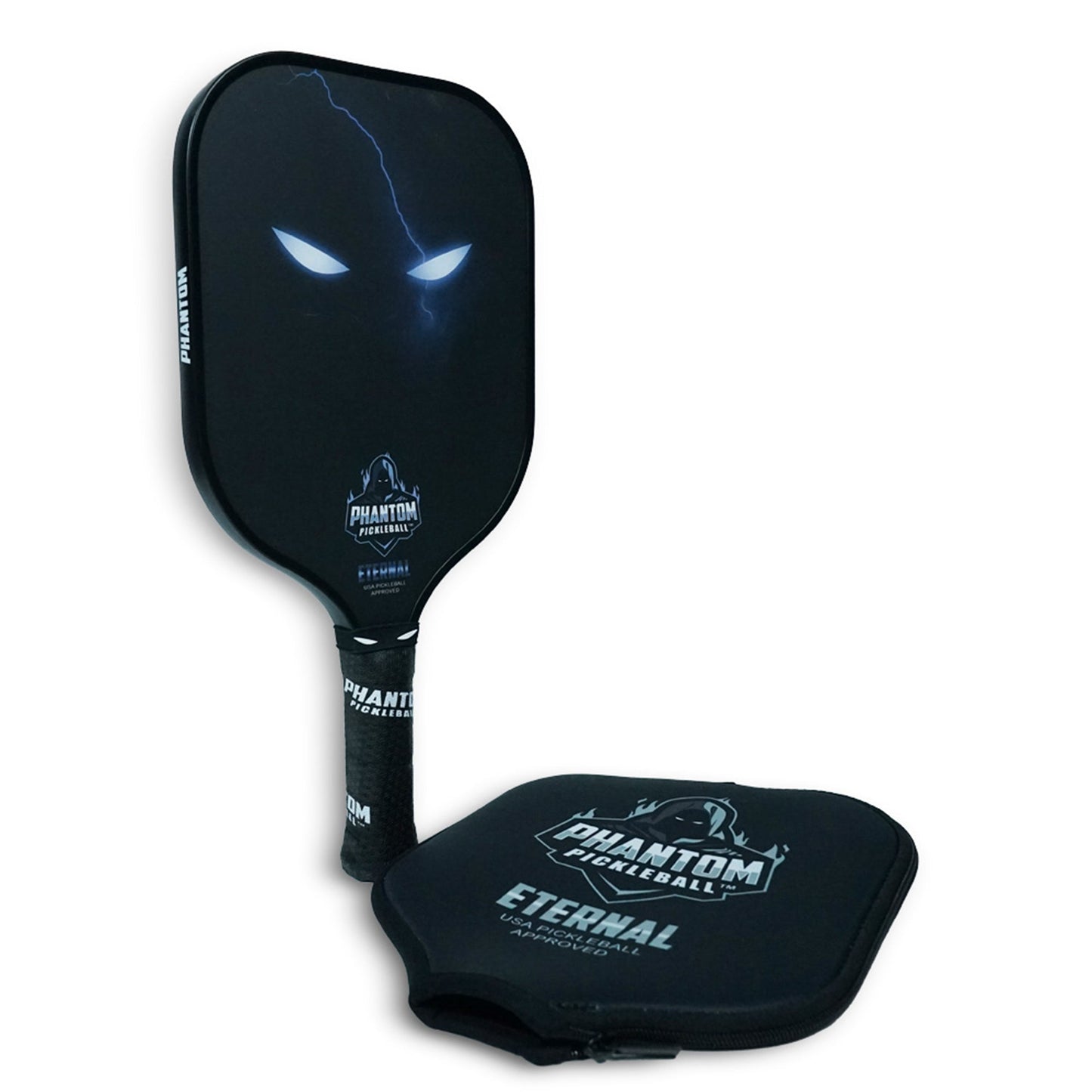 Phantom Eternal 14MM T700 Carbon Fiber Pickleball Paddle with Cover - Angler's Pro Tackle & Outdoors