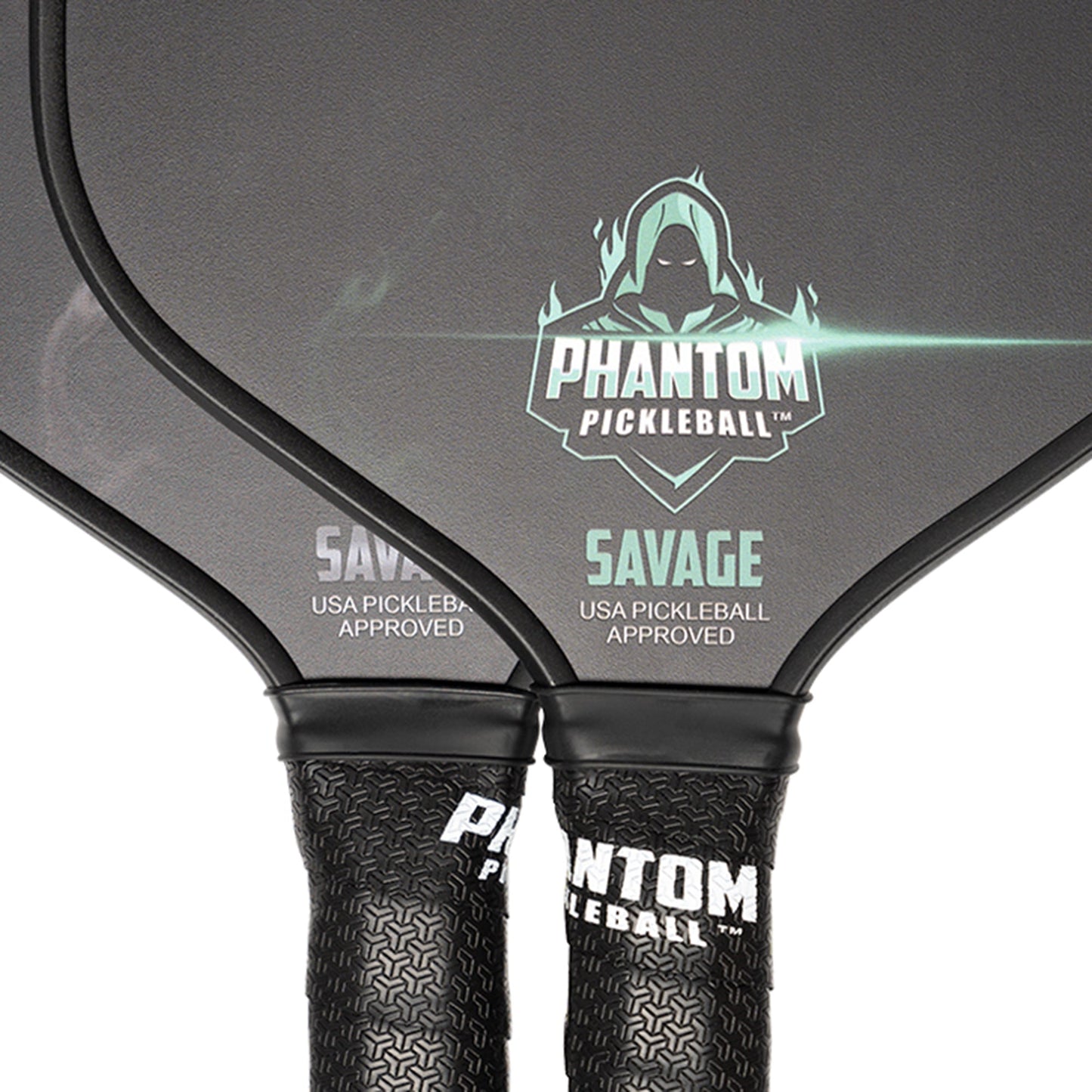 PHANTOM SAVAGE 13MM T800 Carbon Fiber Pickleball Pro Paddle with Cover - Angler's Pro Tackle & Outdoors