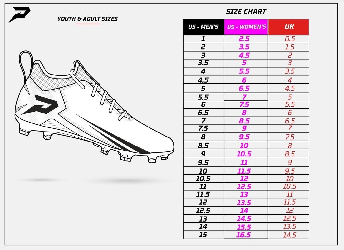 Phenom Elite Rick and Morty Football Cleats - Quantum Speed 2.0 by Phenom Elite - Angler's Pro Tackle & Outdoors