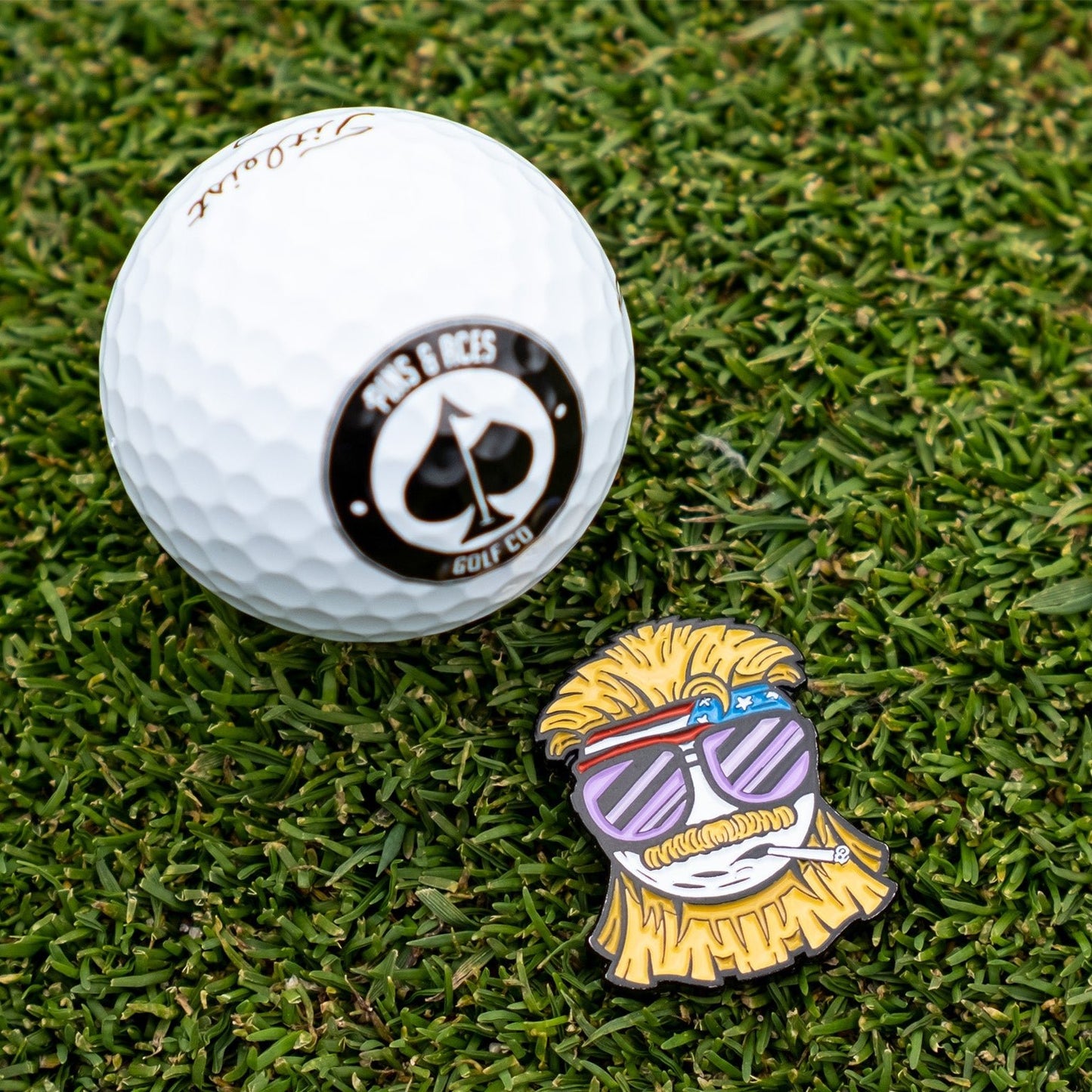Pins and Aces Dale the Degenerate Ball Marker - Angler's Pro Tackle & Outdoors