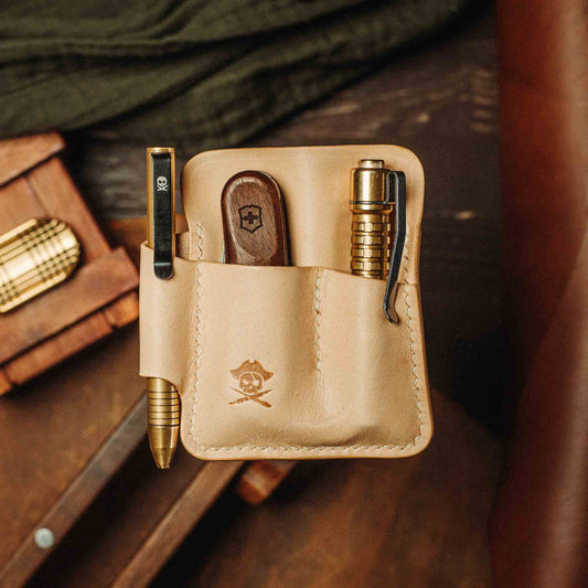 Pirate Goods EDC Pocket Organizer - First Mate | Leather Pocket Carrier - Angler's Pro Tackle & Outdoors